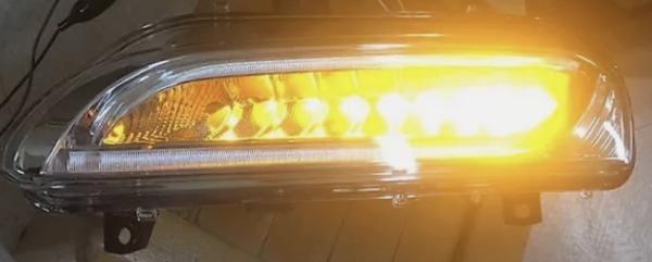 Für Porsche 997 911 09-12 LED Frontblinker Blinker LED Tagfahrlichtleiste Klar